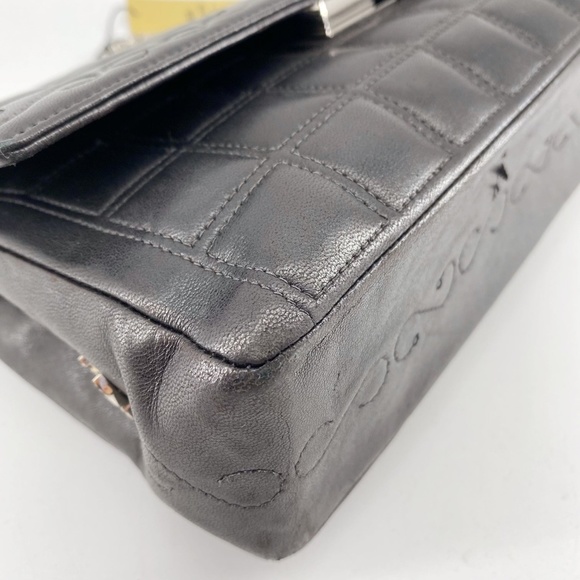 Chanel 2.55 chocolate bar rhinestone chain shoulder bag - Picture 14 of 16